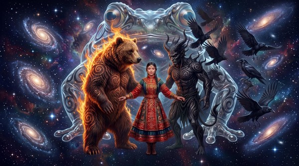 Этнический спектакль «Дух матери. Легенда о шаманке Уш-Тас и останца Лягушка»