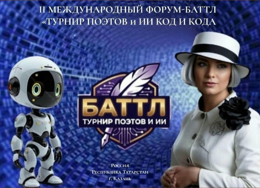 Анонс II Международного форума-баттла «Турнир поэтов и ИИ. Код и Кода»