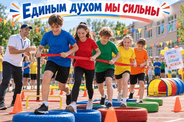 Игровая развлекательная программа «Единым духом мы сильны»