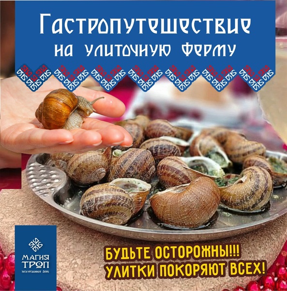 Гастротур на улиточную ферму