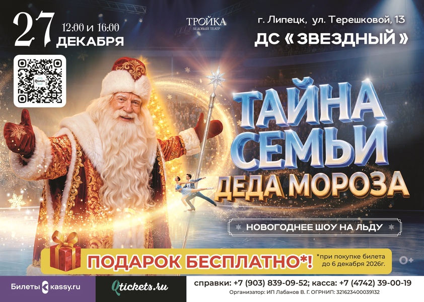 Ледовое шоу "Тайна семьи Деда Мороза"
