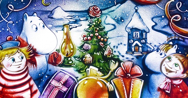 Муми-тролль и Зимняя сказка. Сказка с песочной анимацией
