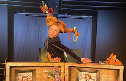 Девочка с длинными косичками