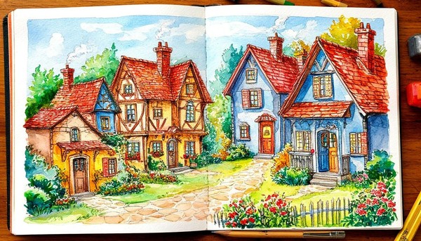 Мастер-класс «Волшебные домишки»