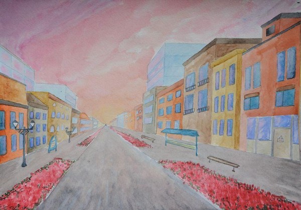 Мастер-класс «Городской пейзаж»