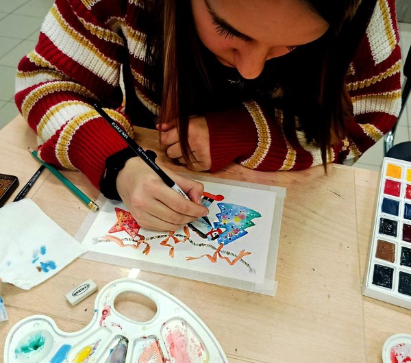 Образовательное мероприятие «Акварельные зарисовки»