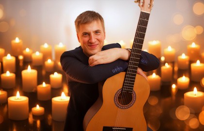 Песни о любви при свечах – вокал, гитара и фортепьяно