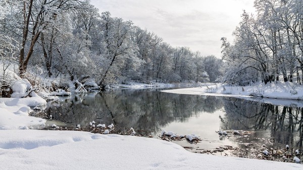 «Снежный февраль» мастер-класс по изобразительному искусству