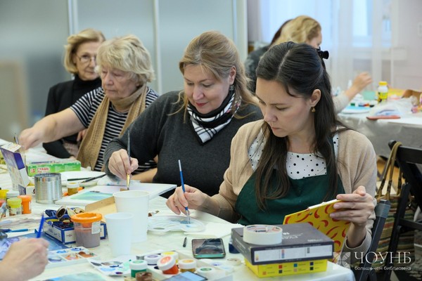 Занятие «Мезенская роспись»