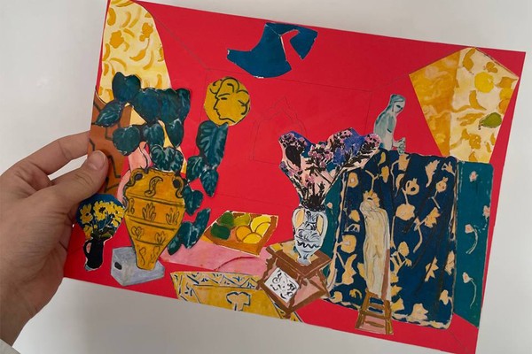 Аппликация + Анри Матисс (8–12 лет)