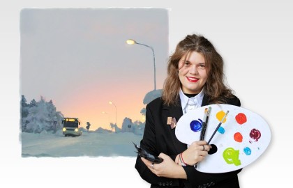 Мастер-класс по масляной живописи Александры Салагаевой