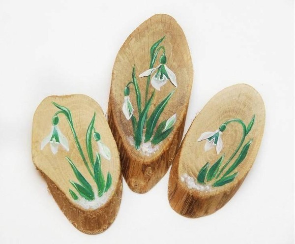 Мастер-класс «Рисование на срезе дерева»