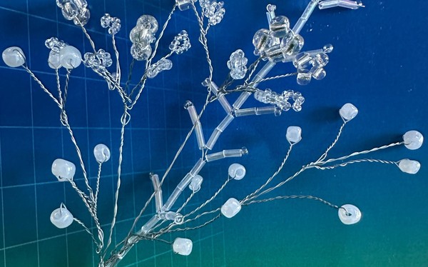 Букет из бисера и бусин «Нежность»