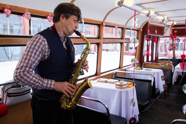 Влюблённый ВИП-трамвай. Вечер