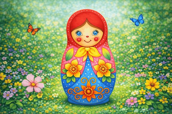Мастер-класс «Нарядная матрешка»