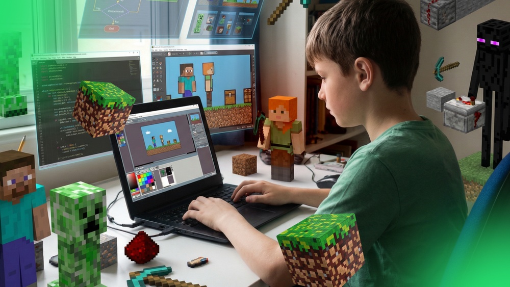 Создание 3D-персонажа из игры Minecraft