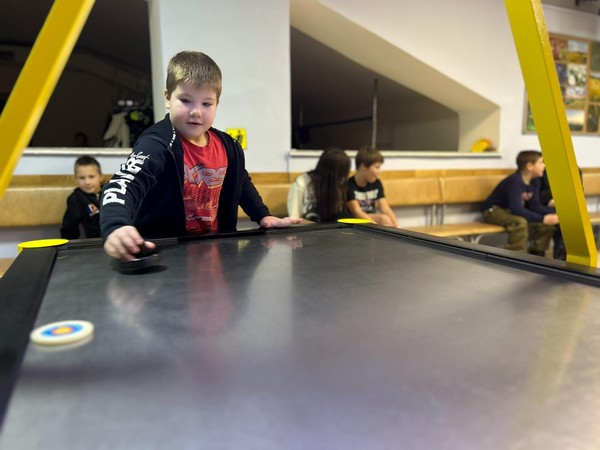 Детский турнир по аэрохоккею