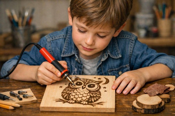 Искры творчества: искусство выжигания