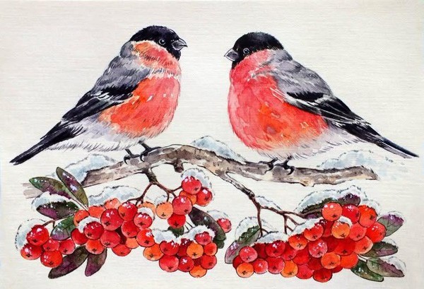 Мастер–класс «Красавцы–снегири»