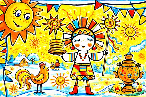 Выставка детских работ «Красочная масленица»