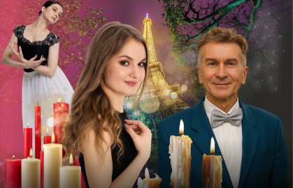 Классика при свечах. Франция во дворце на Невском. Вечеринка с фуршетом и патефоншоу