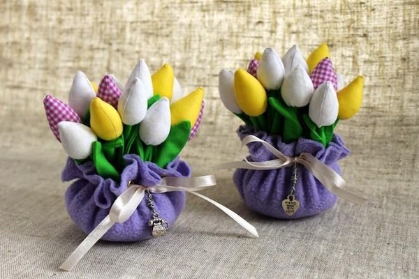 Мастер-класс «Букет из фетра»