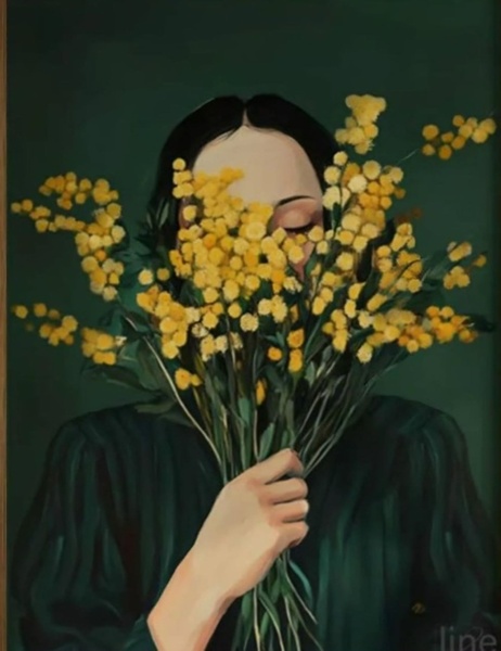 18.02 в 18.30 Мастер-класс "Букет мимозы", масло.