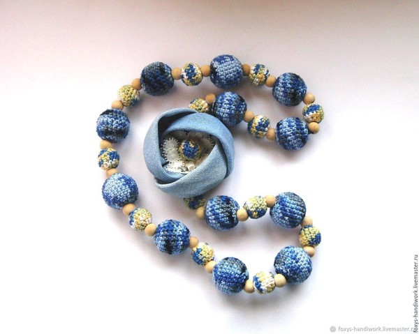 Мастер-класс «Текстильные бусы»