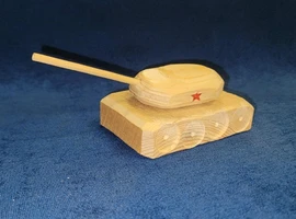Мастер-класс по изготовлению танка из деревянных заготовок