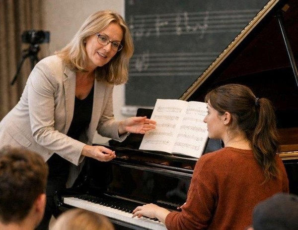 Мастер-класс с преподавателем ИОМК им. Шопена Т. Земцовой