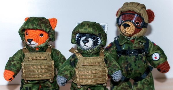 Мастер-класс «Мишка-военный»