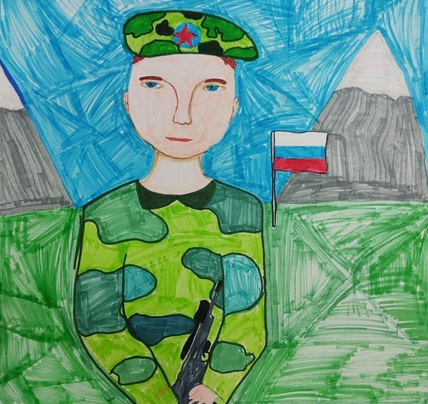 Виртуальная выставка «Образ защитника Отечества»