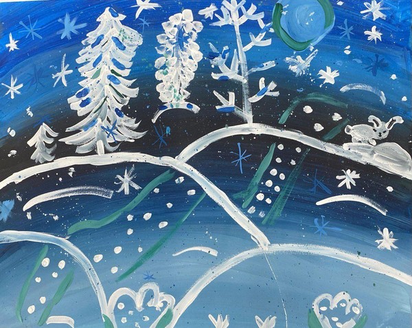 Виртуальная выставка «Зимний вечер»