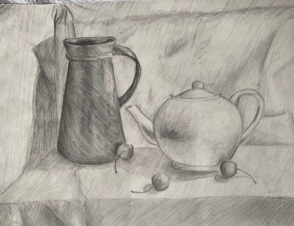 Виртуальная выставка «Натюрморт в карандаше»