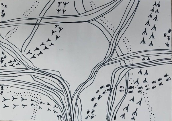 «Следы на снегу»