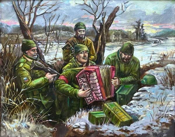 Открытие выставки и выставка картин Алексея Скотникова «Освободители»