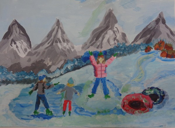 Выставка творческих работ учащихся младших классов ОПУ ДШИ №14 «Дуют ветры в феврале»