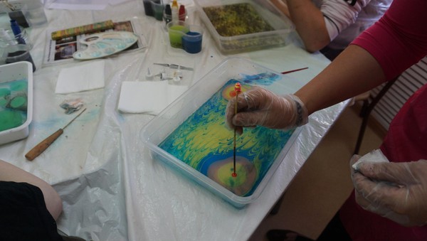 Мастер-класс «Волшебный эбру»