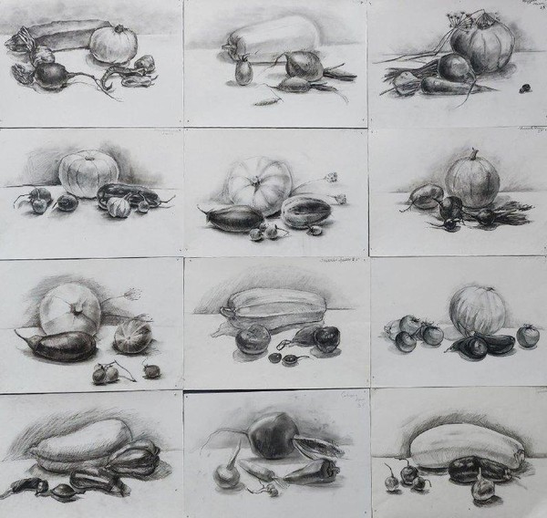 Выставка «Натюрморт с овощами»