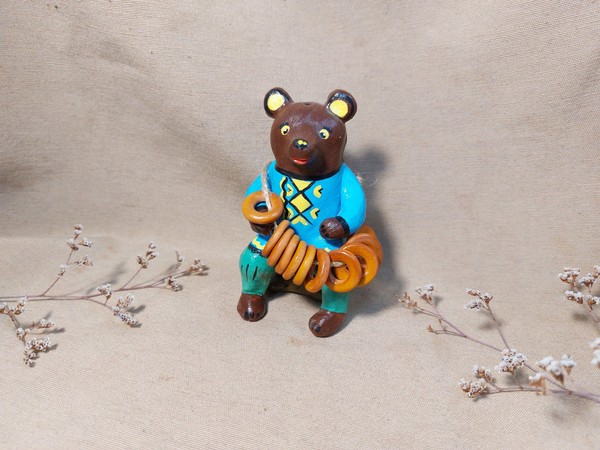 Мастер-класс по лепке из глины «Мишка угощает»