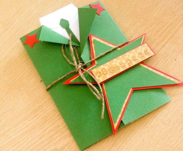 Занятие «Открытка папе»