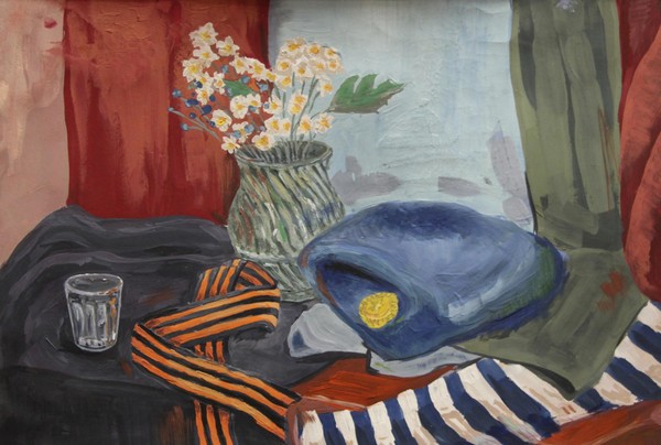 Выставка ко Дню защитника Отечества «Дети рисуют подвиг»