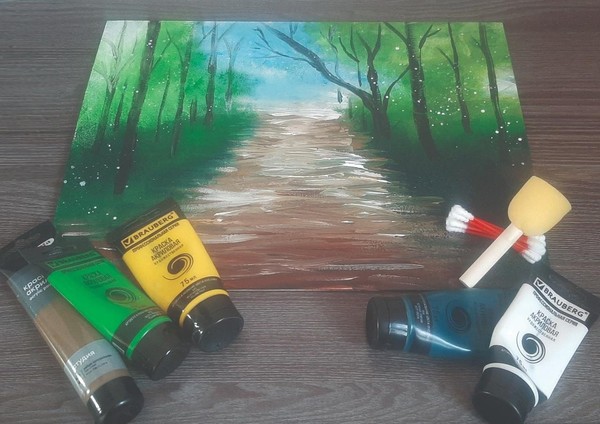 Мастер-класс «Очарование русского леса»