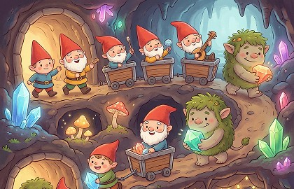 Подземное царство гномов и троллей