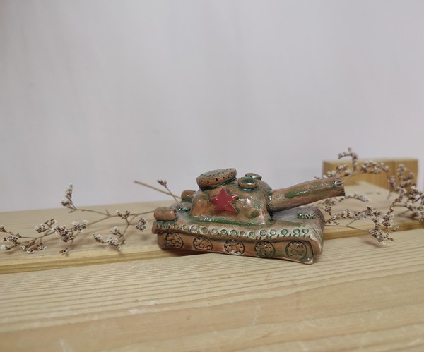 Мастер-класс по лепке из глины «Танк»