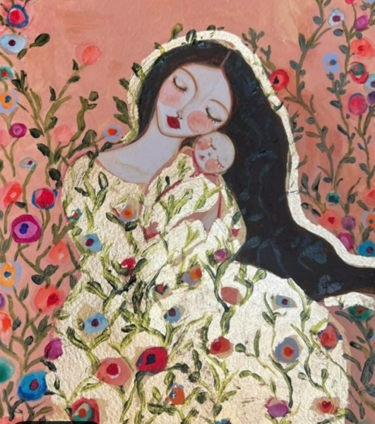 21.02 в 16.00 Мастер-класс "Мама", масло/акрил.