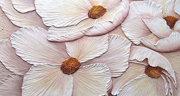 Мастер-класс: объемная интерьерная картина Цветы