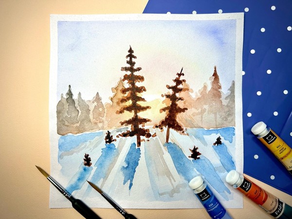 Мастер-класс «Февральские морозы»