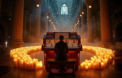Шедевры мирового органа при свечах