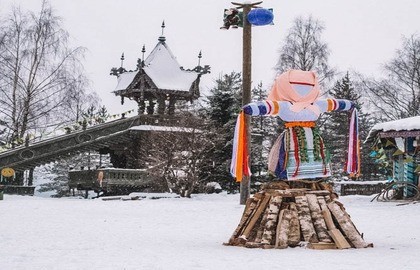Масленица в сказочной деревне Мандроги
